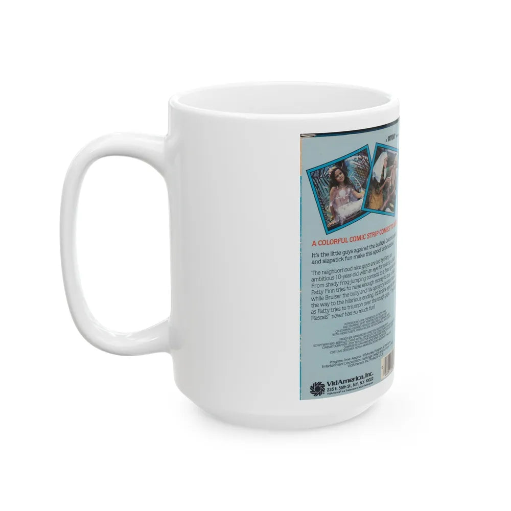 FATTY FINN KOALA FAMILY COLLECTION (VHS COVER) - White Coffee Mug-Go Mug Yourself