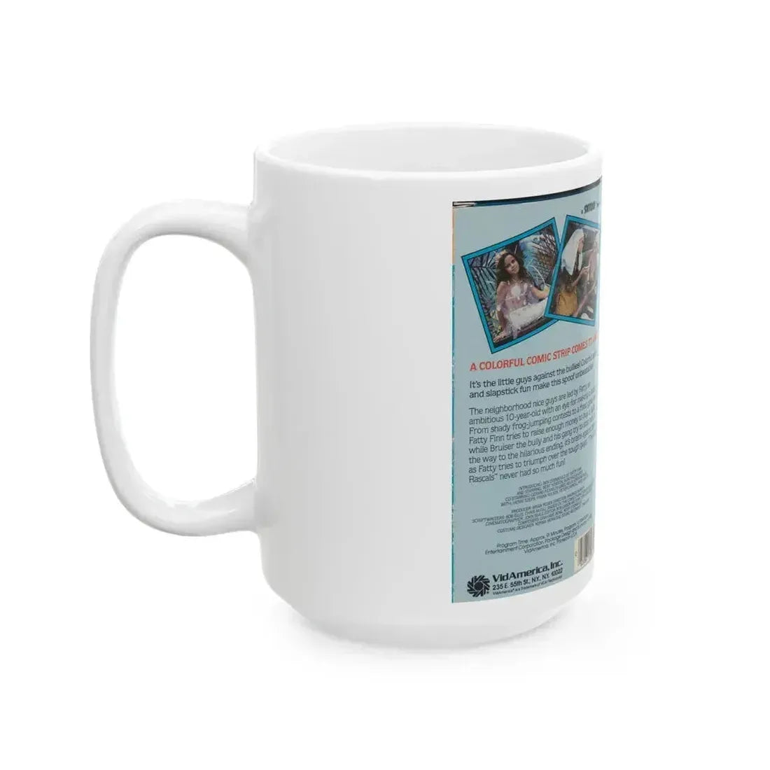 FATTY FINN KOALA FAMILY COLLECTION (VHS COVER) - White Coffee Mug - Go Mug Yourself