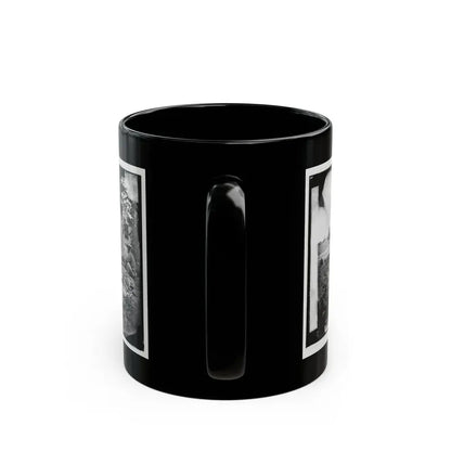 Fauquier Sulphur Springs, Va., Vicinity. Troops Building Bridges Across The North Fork Of The Rappahannock (U.S. Civil War) Black Coffee Mug - Go Mug Yourself