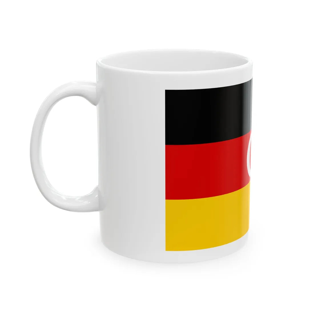 Faux drapeau germano-turc (Germany) White Coffee Mug - Go Mug Yourself