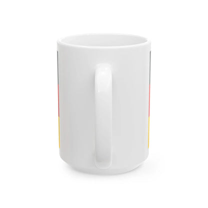 Faux drapeau germano-turc (Germany) White Coffee Mug - Go Mug Yourself
