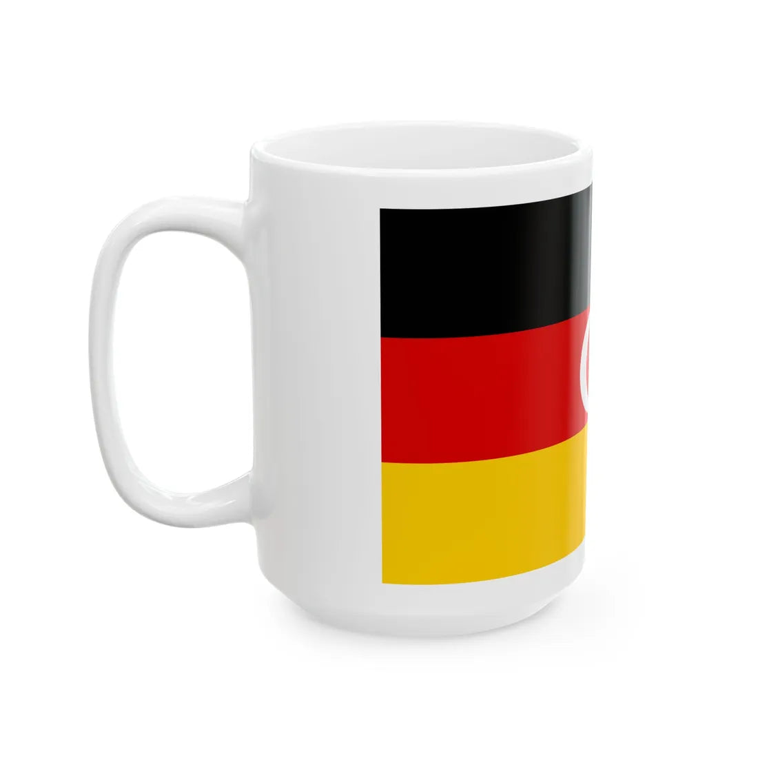 Faux drapeau germano-turc (Germany) White Coffee Mug - Go Mug Yourself