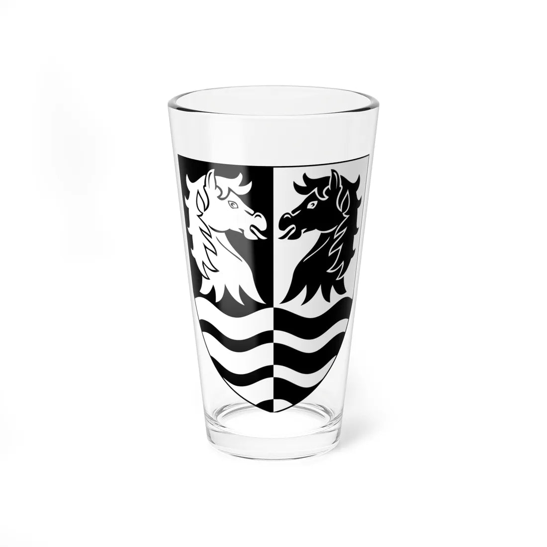 Faxe Kommune coa (Denmark) (Coat of Arms) Pint Glass 16oz 16oz - Go Mug Yourself