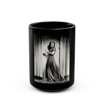 Fay Wray #11 (Vintage Female Icon) Black Coffee Mug 15oz - Go Mug Yourself