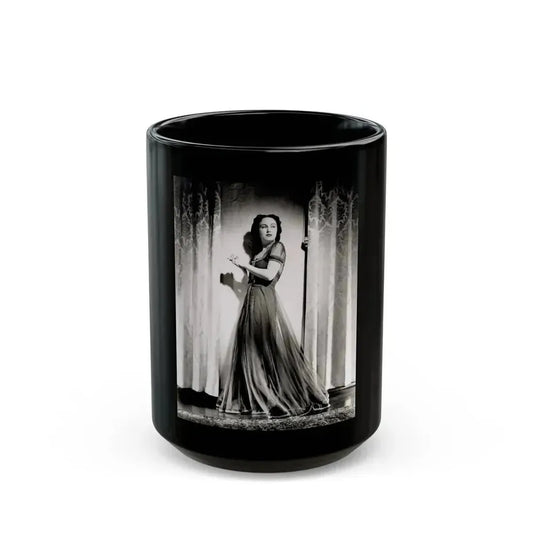 Fay Wray #11 (Vintage Female Icon) Black Coffee Mug 15oz - Go Mug Yourself
