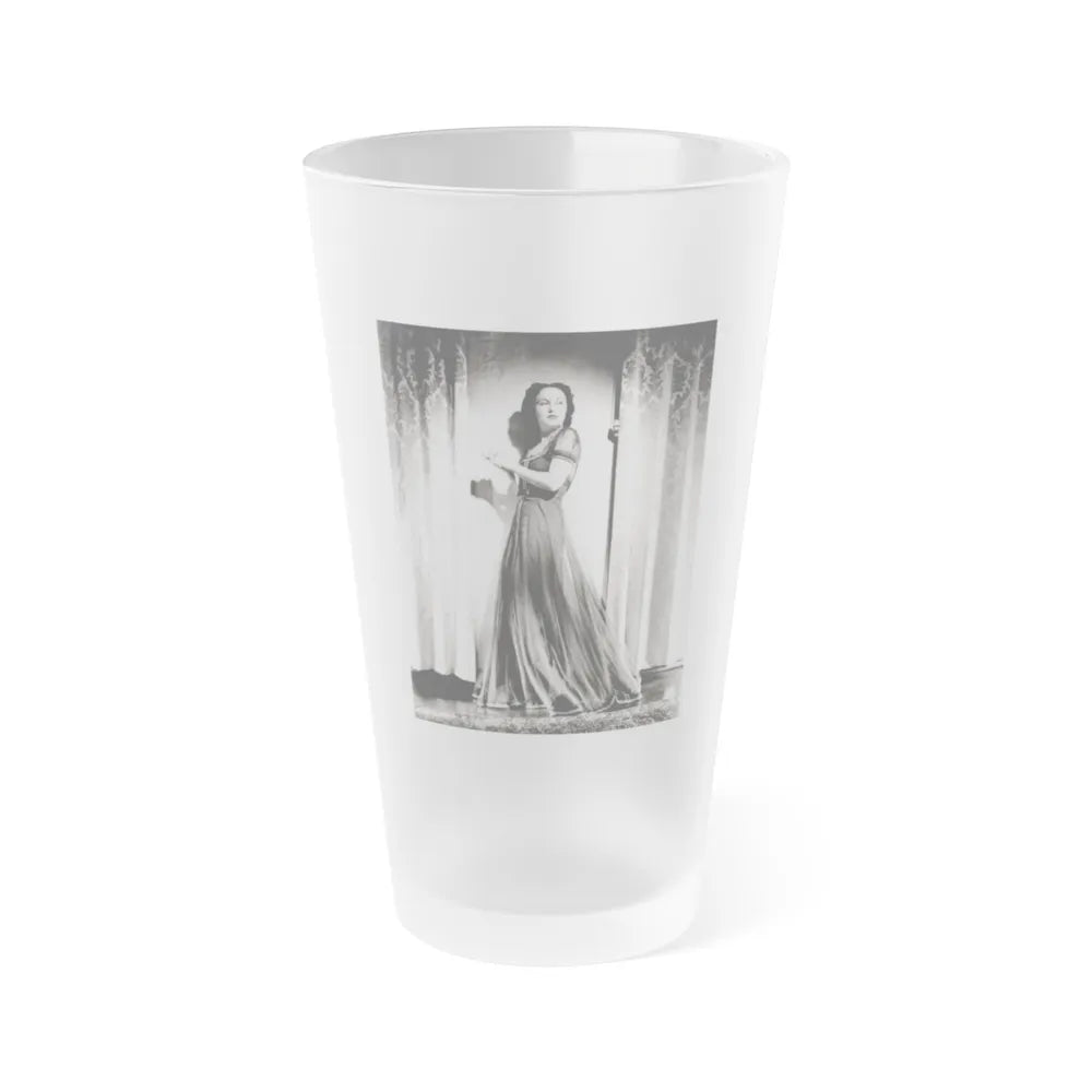 Fay Wray #11 (Vintage Female Icon) Frosted Pint Glass 16oz-16oz-Frosted-Go Mug Yourself