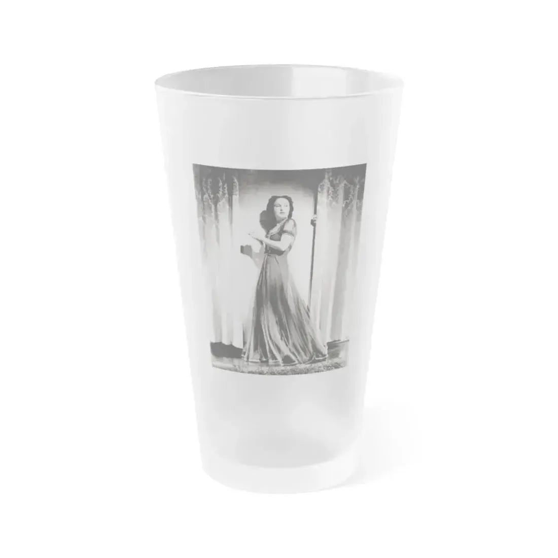 Fay Wray #11 (Vintage Female Icon) Frosted Pint Glass 16oz 16oz Frosted - Go Mug Yourself