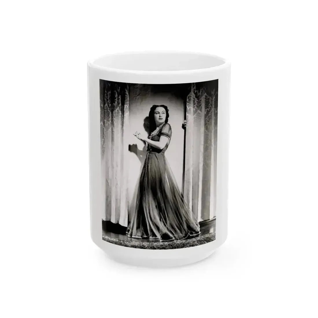 Fay Wray #11 (Vintage Female Icon) White Coffee Mug 15oz - Go Mug Yourself