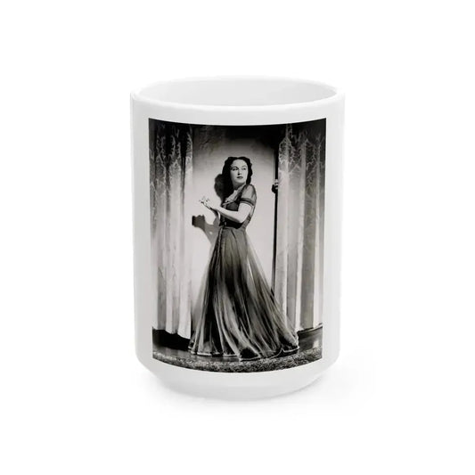 Fay Wray #11 (Vintage Female Icon) White Coffee Mug 15oz - Go Mug Yourself