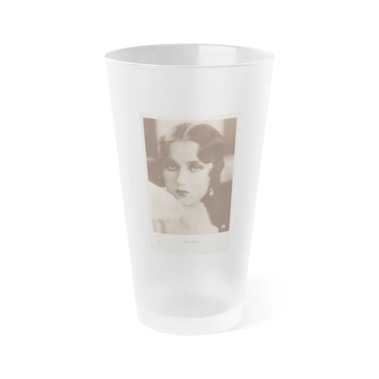 Fay Wray #117 (Vintage Female Icon) Frosted Pint Glass 16oz-16oz-Frosted-Go Mug Yourself