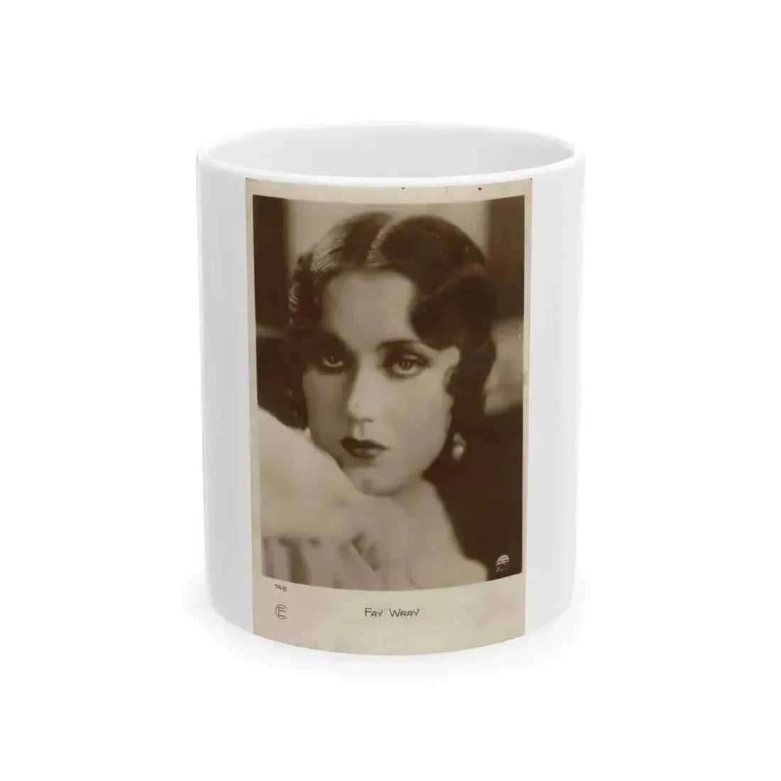 Fay Wray #117 (Vintage Female Icon) White Coffee Mug 11oz - Go Mug Yourself