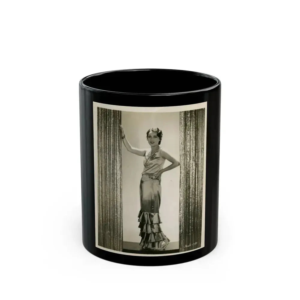 Fay Wray #119 (Vintage Female Icon) Black Coffee Mug 11oz - Go Mug Yourself