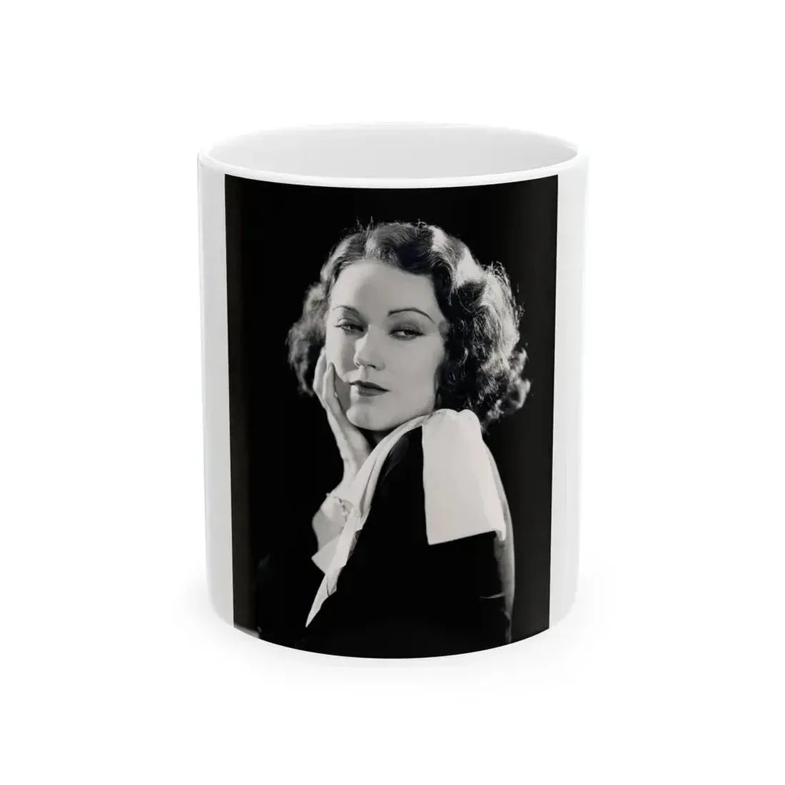Fay Wray #12 (Vintage Female Icon) White Coffee Mug 11oz - Go Mug Yourself