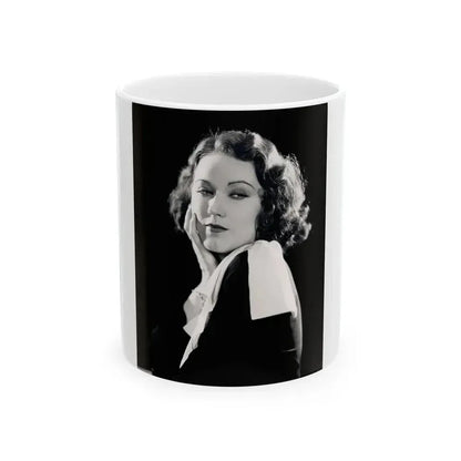 Fay Wray #12 (Vintage Female Icon) White Coffee Mug 11oz - Go Mug Yourself