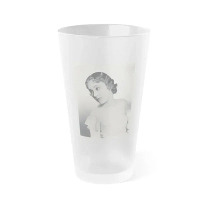 Fay Wray #121 (Vintage Female Icon) Frosted Pint Glass 16oz 16oz Frosted - Go Mug Yourself