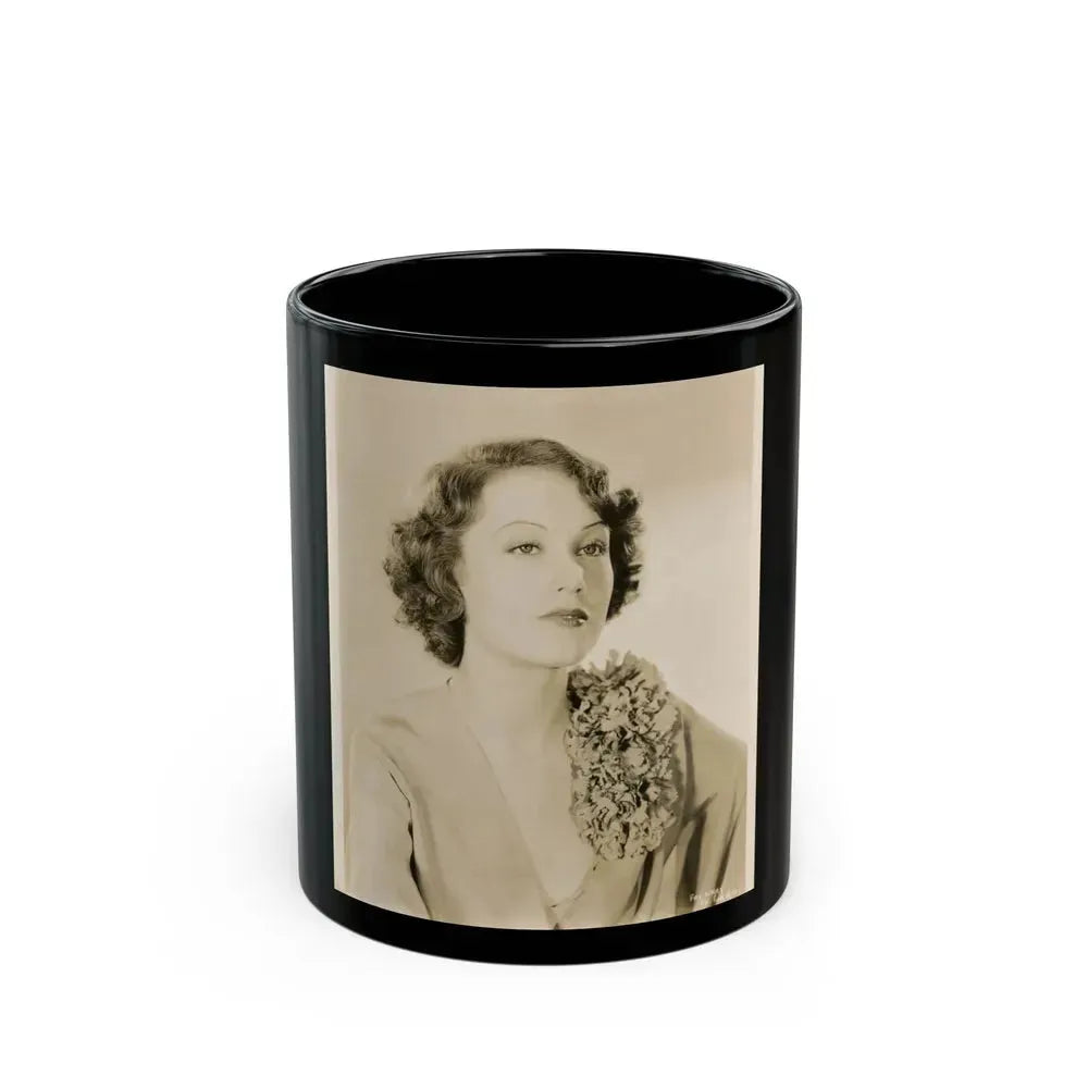 Fay Wray #122 (Vintage Female Icon) Black Coffee Mug 11oz - Go Mug Yourself