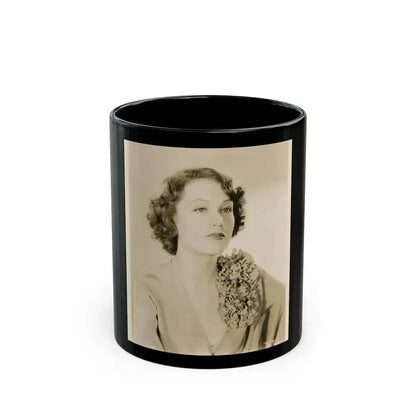 Fay Wray #122 (Vintage Female Icon) Black Coffee Mug 11oz - Go Mug Yourself