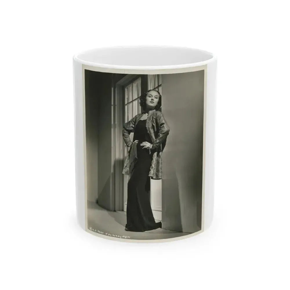 Fay Wray #124 (Vintage Female Icon) White Coffee Mug 11oz - Go Mug Yourself