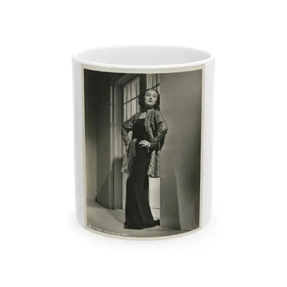 Fay Wray #124 (Vintage Female Icon) White Coffee Mug 11oz - Go Mug Yourself