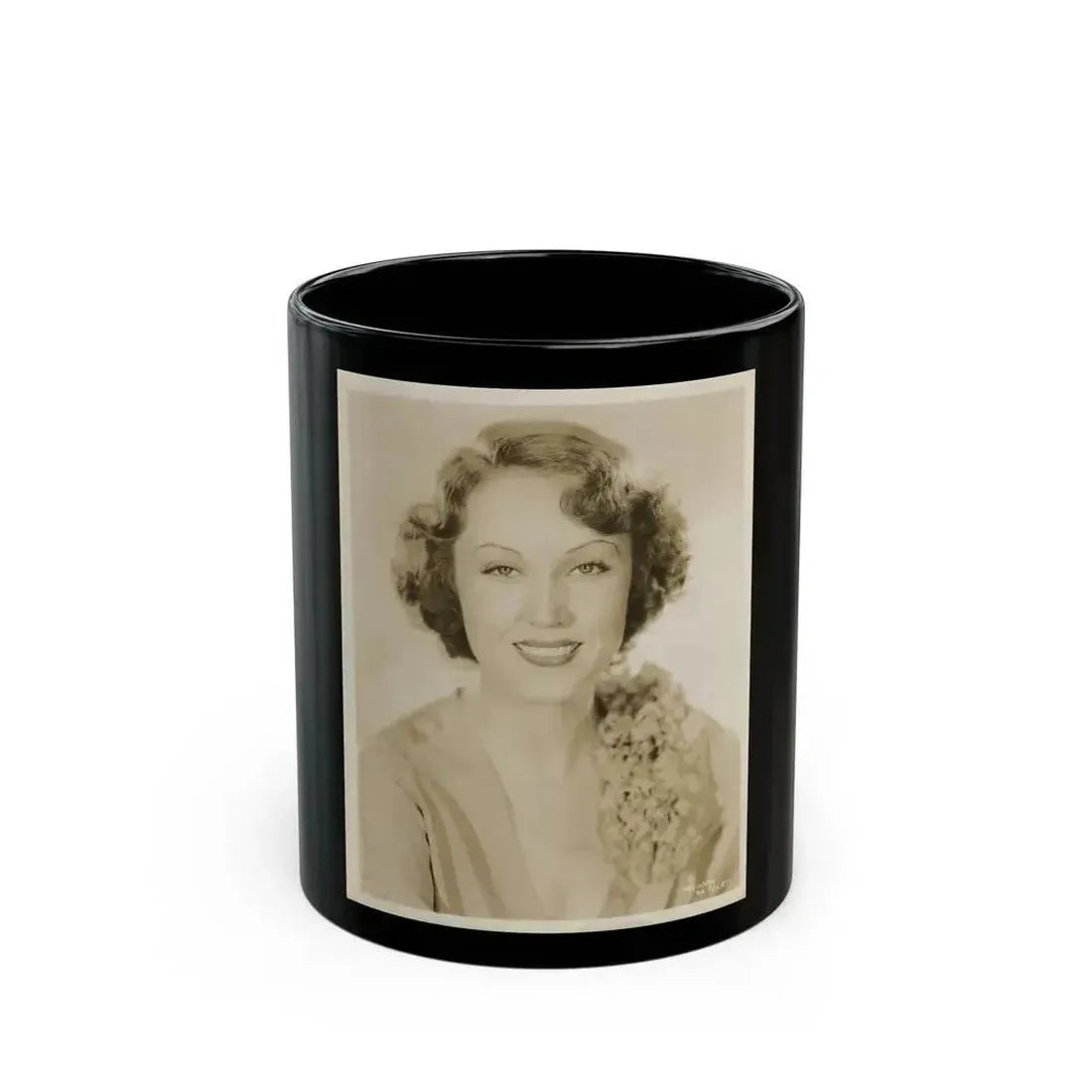 Fay Wray #126 (Vintage Female Icon) Black Coffee Mug 11oz - Go Mug Yourself