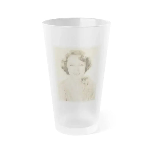 Fay Wray #126 (Vintage Female Icon) Frosted Pint Glass 16oz 16oz Frosted - Go Mug Yourself