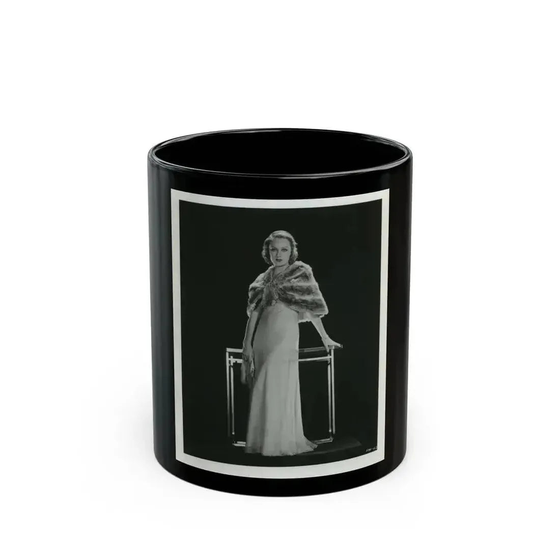 Fay Wray #128 (Vintage Female Icon) Black Coffee Mug 11oz - Go Mug Yourself