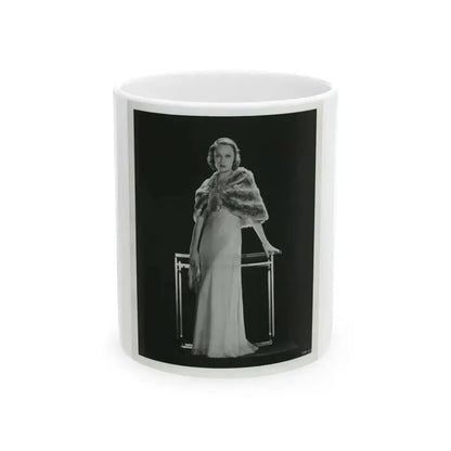 Fay Wray #128 (Vintage Female Icon) White Coffee Mug 11oz - Go Mug Yourself