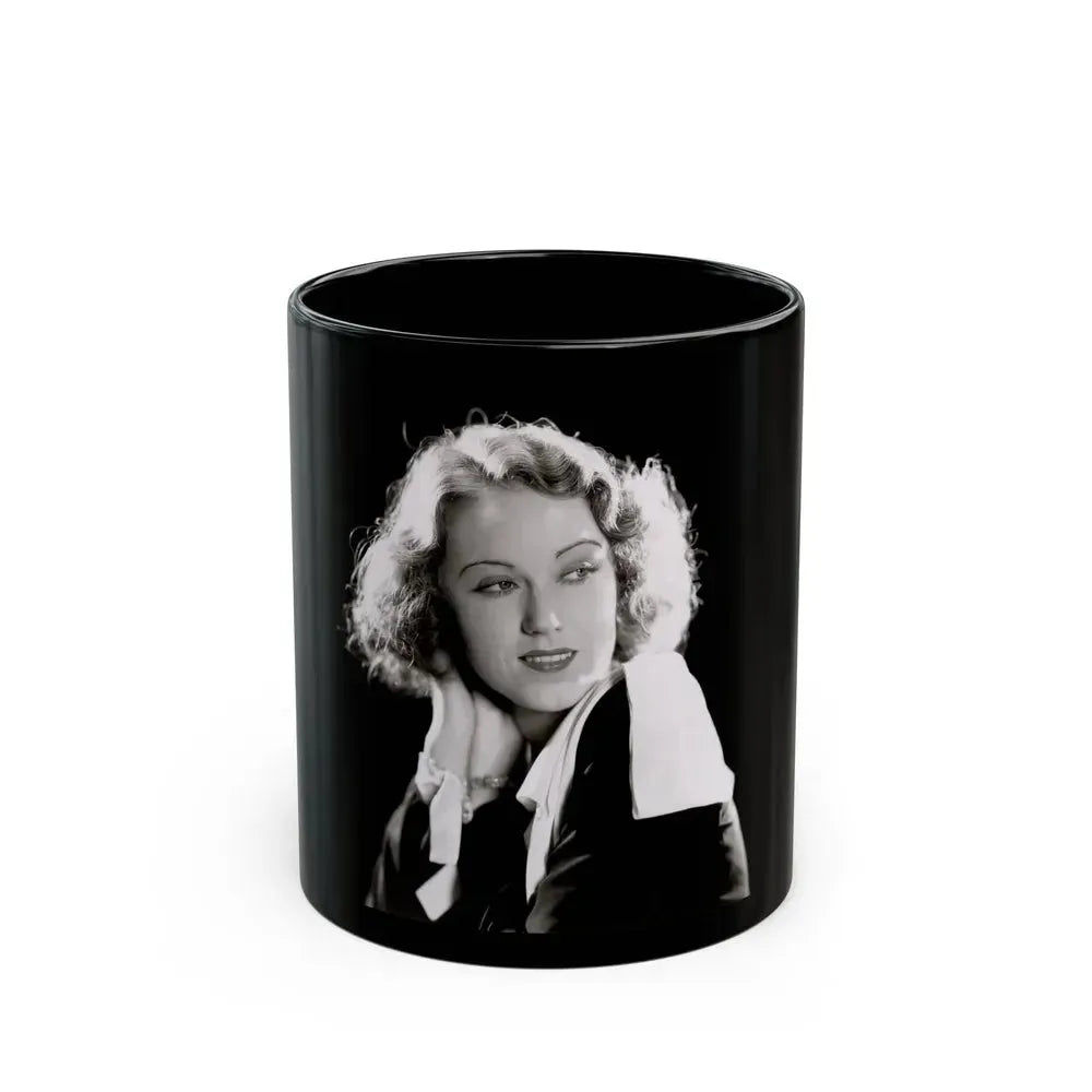 Fay Wray #13 (Vintage Female Icon) Black Coffee Mug 11oz - Go Mug Yourself