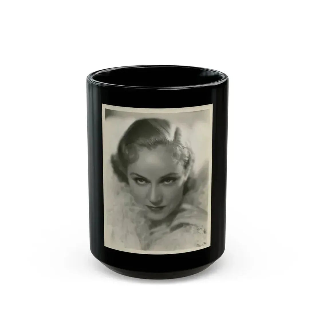 Fay Wray #130 (Vintage Female Icon) Black Coffee Mug 15oz - Go Mug Yourself
