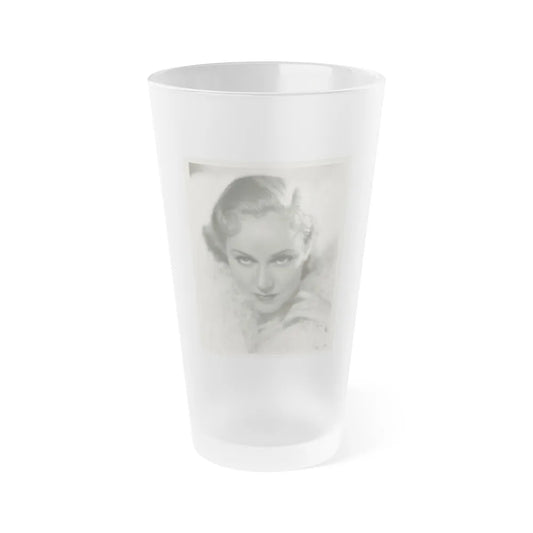 Fay Wray #130 (Vintage Female Icon) Frosted Pint Glass 16oz-16oz-Frosted-Go Mug Yourself