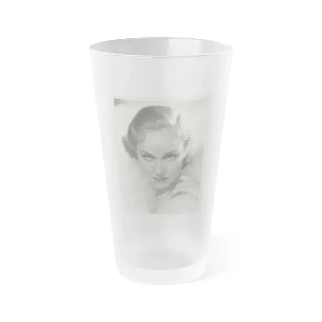 Fay Wray #130 (Vintage Female Icon) Frosted Pint Glass 16oz 16oz Frosted - Go Mug Yourself