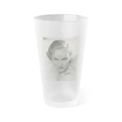 Fay Wray #130 (Vintage Female Icon) Frosted Pint Glass 16oz 16oz Frosted - Go Mug Yourself