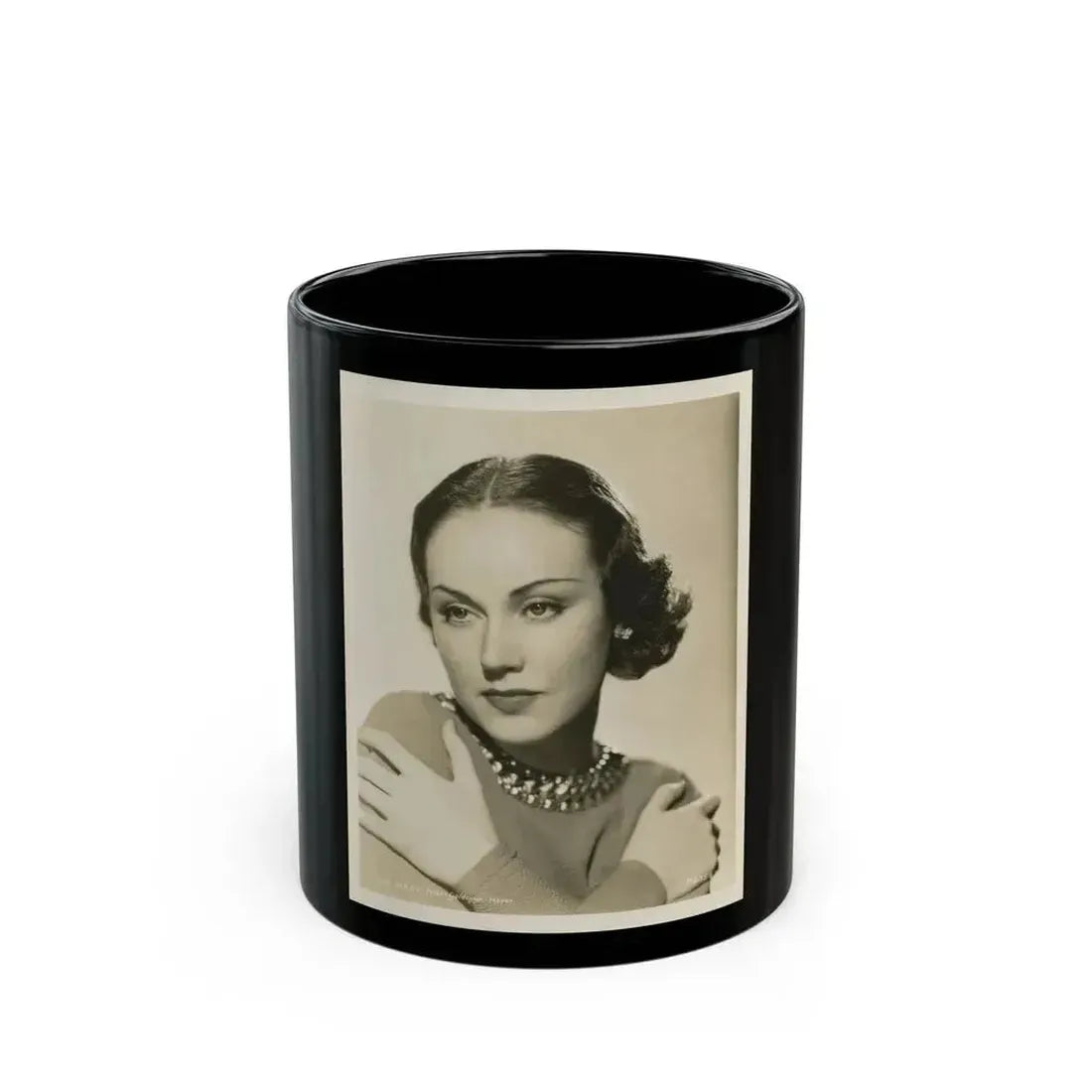 Fay Wray #133 (Vintage Female Icon) Black Coffee Mug 11oz - Go Mug Yourself