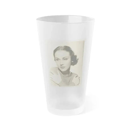 Fay Wray #133 (Vintage Female Icon) Frosted Pint Glass 16oz 16oz Frosted - Go Mug Yourself