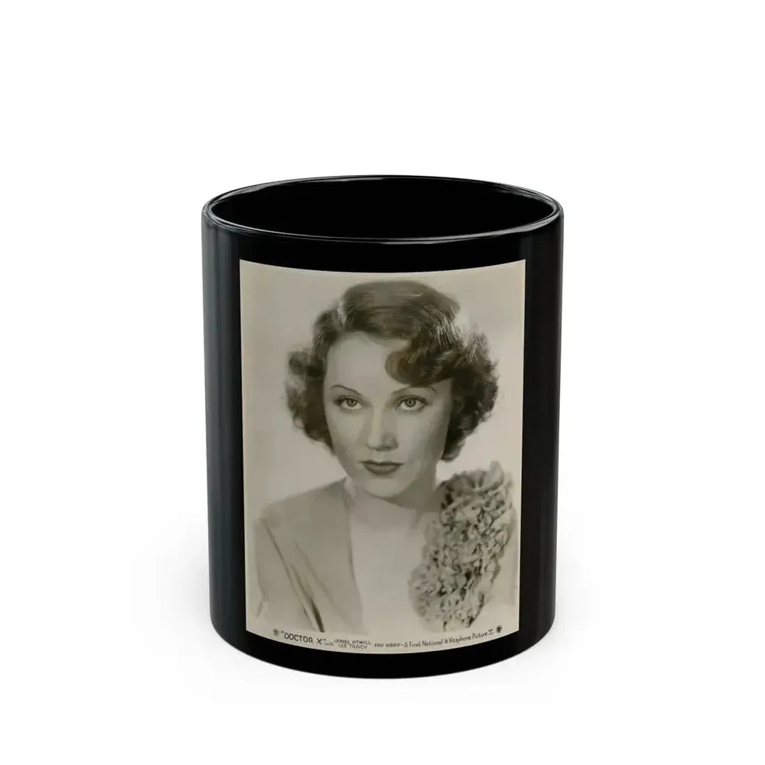 Fay Wray #134 (Vintage Female Icon) Black Coffee Mug 11oz - Go Mug Yourself