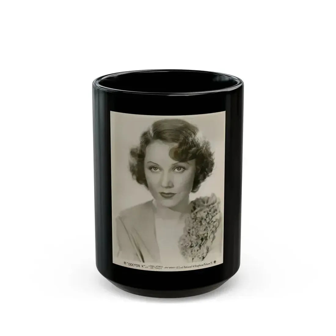 Fay Wray #134 (Vintage Female Icon) Black Coffee Mug 15oz - Go Mug Yourself