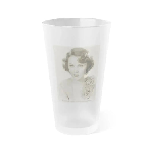 Fay Wray #134 (Vintage Female Icon) Frosted Pint Glass 16oz 16oz Frosted - Go Mug Yourself