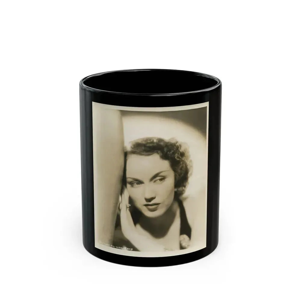 Fay Wray #135 (Vintage Female Icon) Black Coffee Mug 11oz - Go Mug Yourself