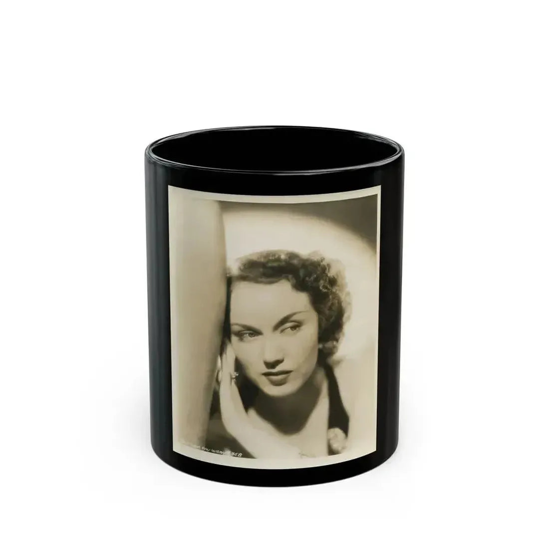 Fay Wray #135 (Vintage Female Icon) Black Coffee Mug 11oz - Go Mug Yourself