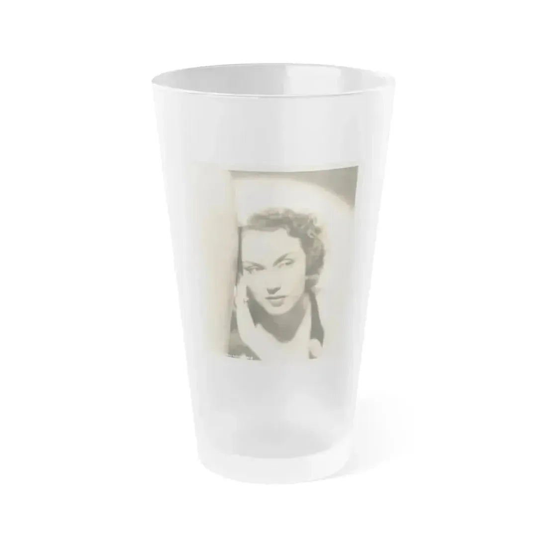 Fay Wray #135 (Vintage Female Icon) Frosted Pint Glass 16oz 16oz Frosted - Go Mug Yourself