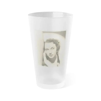 Fay Wray #135 (Vintage Female Icon) Frosted Pint Glass 16oz 16oz Frosted - Go Mug Yourself