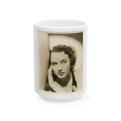 Fay Wray #135 (Vintage Female Icon) White Coffee Mug 15oz - Go Mug Yourself