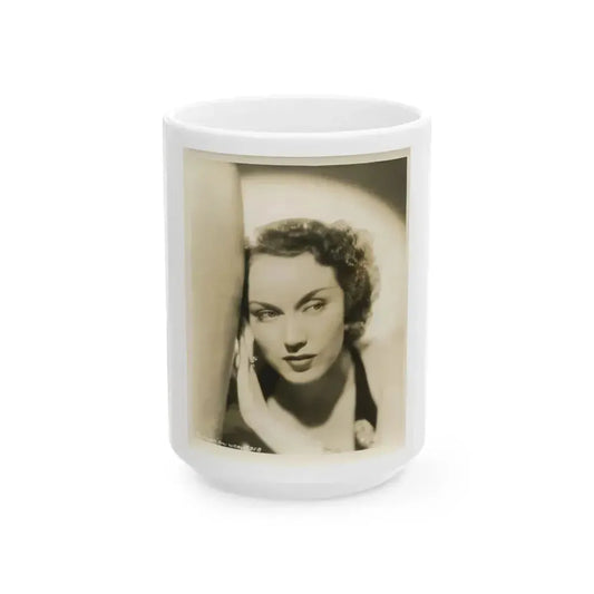 Fay Wray #135 (Vintage Female Icon) White Coffee Mug 15oz - Go Mug Yourself