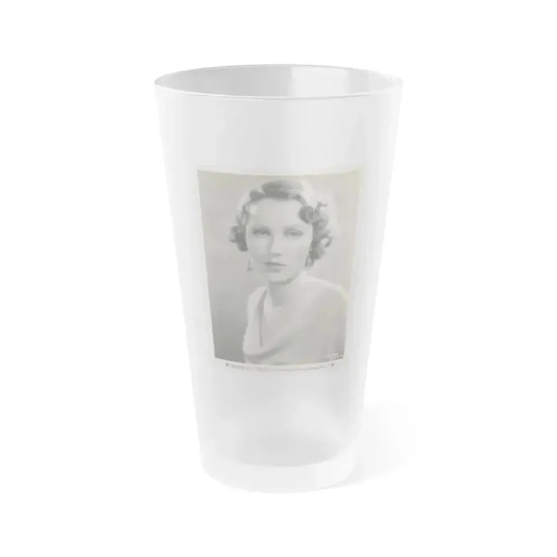 Fay Wray #137 (Vintage Female Icon) Frosted Pint Glass 16oz 16oz Frosted - Go Mug Yourself