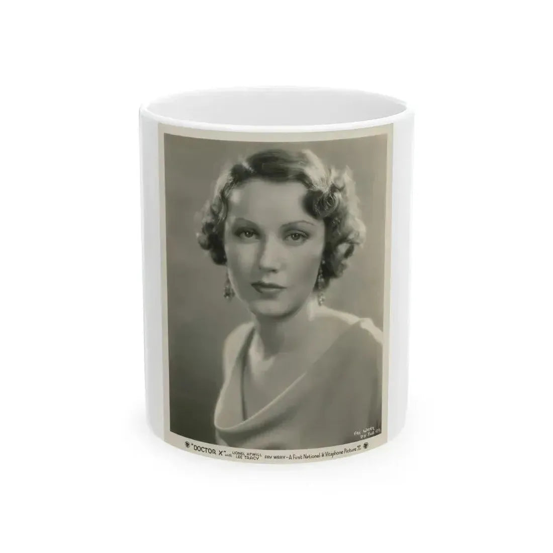 Fay Wray #137 (Vintage Female Icon) White Coffee Mug 11oz - Go Mug Yourself