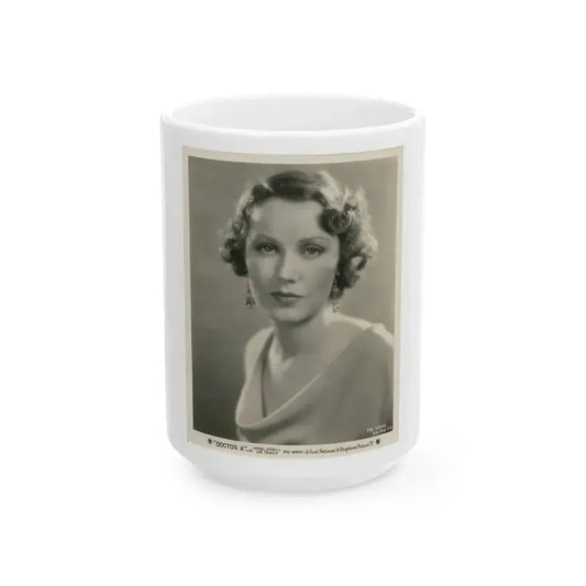 Fay Wray #137 (Vintage Female Icon) White Coffee Mug 15oz - Go Mug Yourself