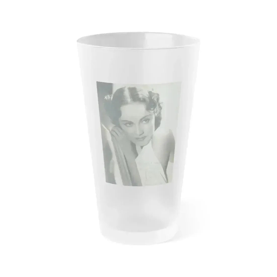 Fay Wray #146 (Vintage Female Icon) Frosted Pint Glass 16oz 16oz Frosted - Go Mug Yourself