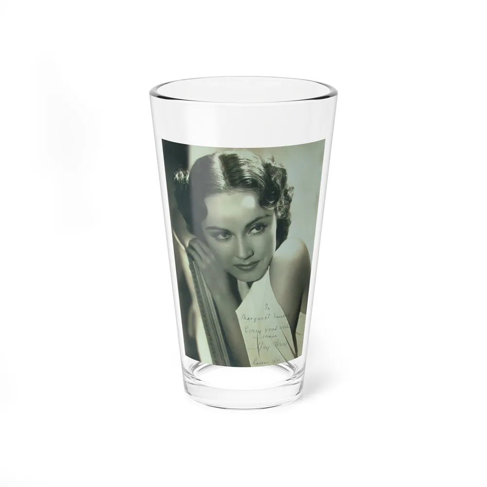 Fay Wray #146 (Vintage Female Icon) Pint Glass 16oz-16oz-Go Mug Yourself