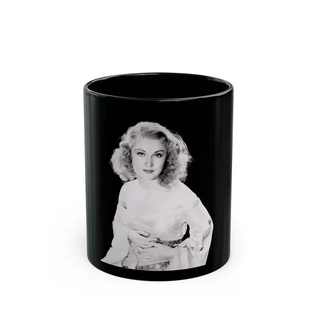 Fay Wray #15 (Vintage Female Icon) Black Coffee Mug 11oz - Go Mug Yourself