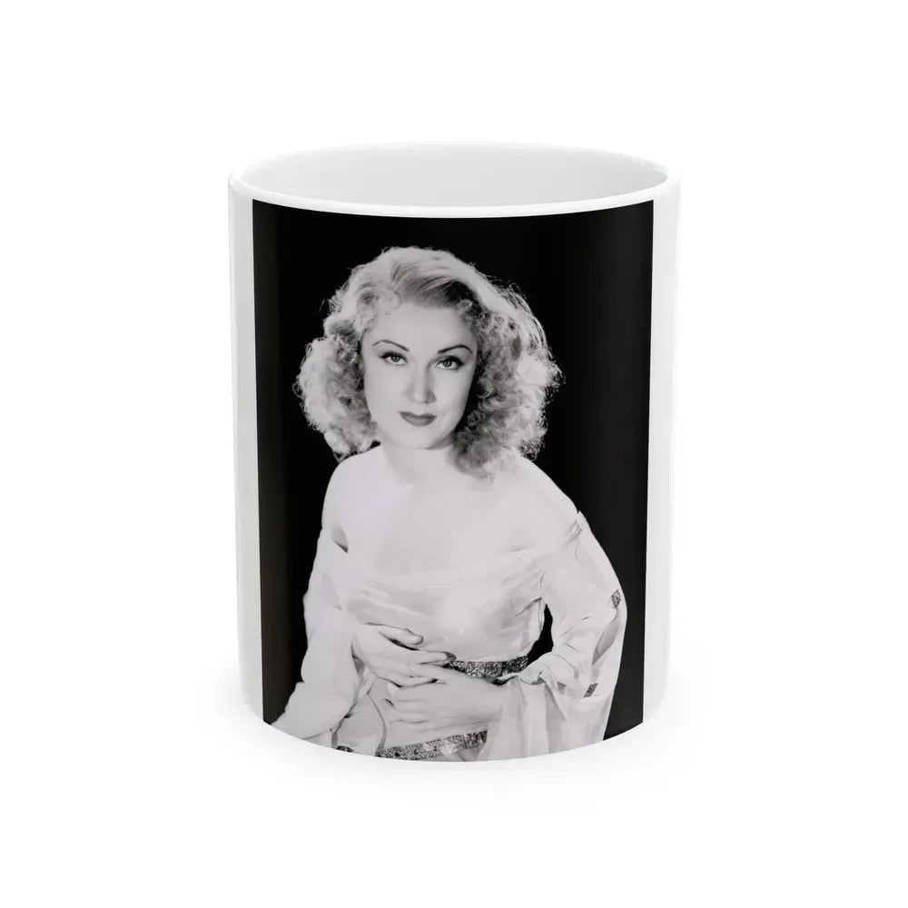 Fay Wray #15 (Vintage Female Icon) White Coffee Mug 11oz - Go Mug Yourself